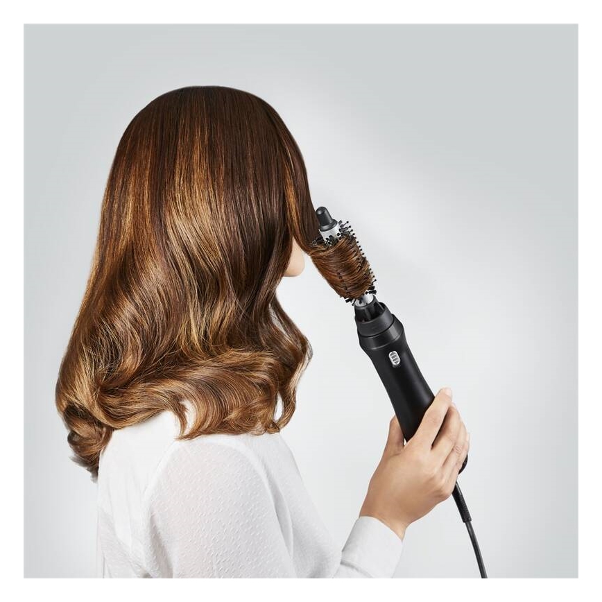 Rowenta - Cepillo de aire caliente EXPRESS STYLE 900W/230V negro/plateado