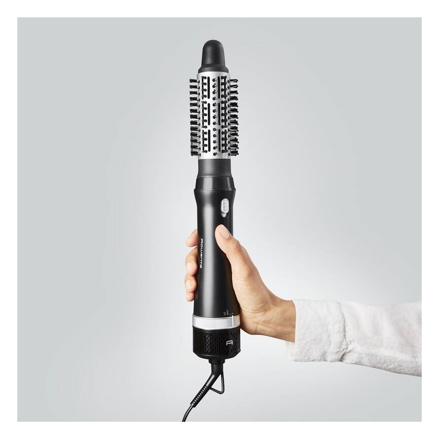 Rowenta - Cepillo de aire caliente EXPRESS STYLE 900W/230V negro/plateado