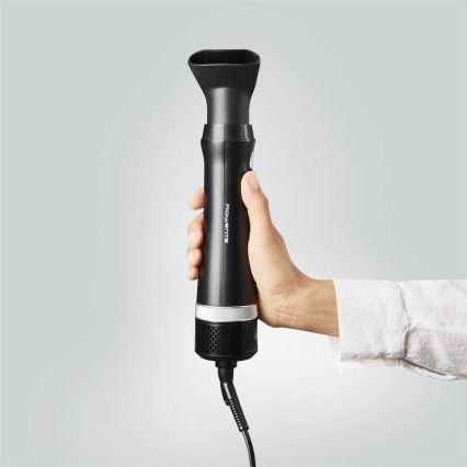 Rowenta - Cepillo de aire caliente EXPRESS STYLE 900W/230V negro/plateado