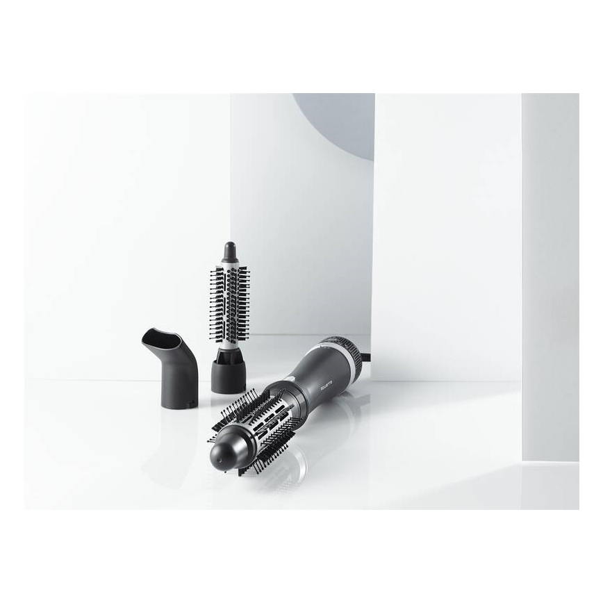 Rowenta - Cepillo de aire caliente EXPRESS STYLE 900W/230V negro/plateado
