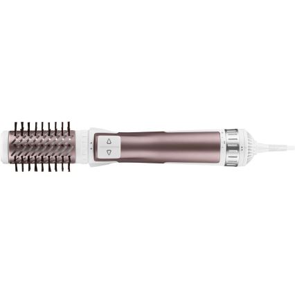 Rowenta - Cepillo de pelo giratorio PREMIUM CARE 1000W/230V rosa/blanco