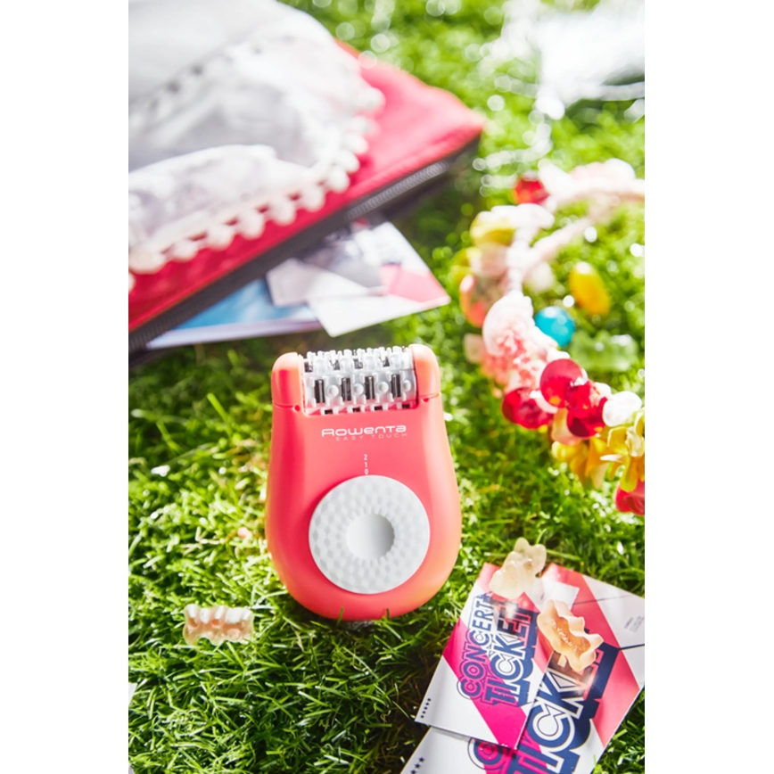 Rowenta - Depilador EASY TOUCH 230V rosa