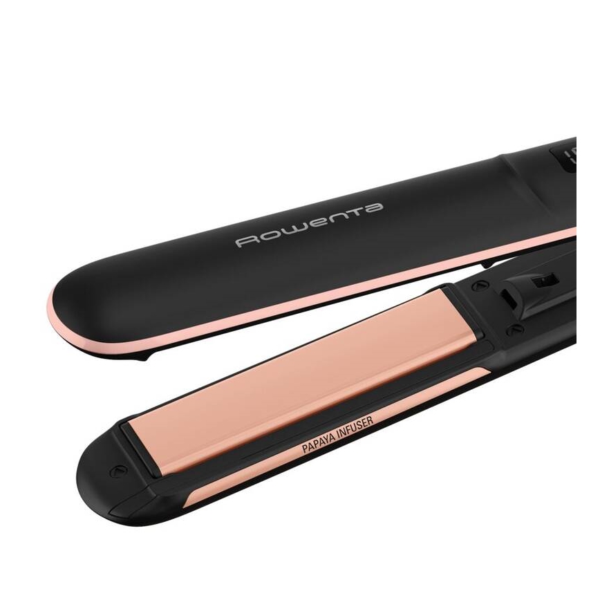 Rowenta - Plancha de pelo con pantalla LCD EXPRESS SHINE 39W/230V