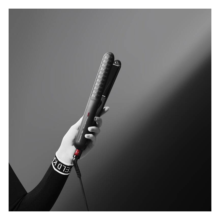 Rowenta - Plancha de pelo KARL LAGERFELD OPTILISS negro
