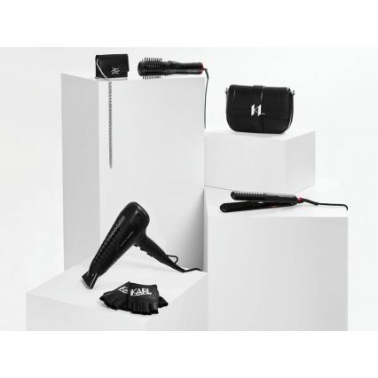 Rowenta - Plancha de pelo KARL LAGERFELD OPTILISS negro