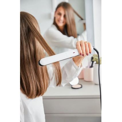 Rowenta - Plancha de pelo OPTILISS blanco