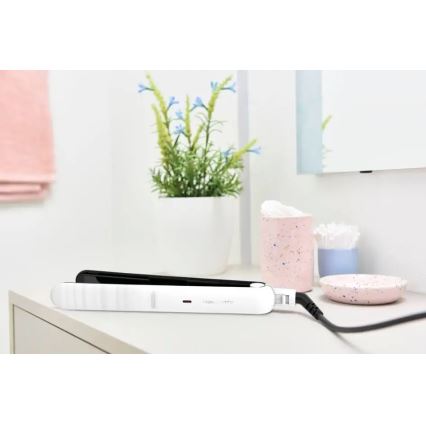 Rowenta - Plancha de pelo OPTILISS blanco