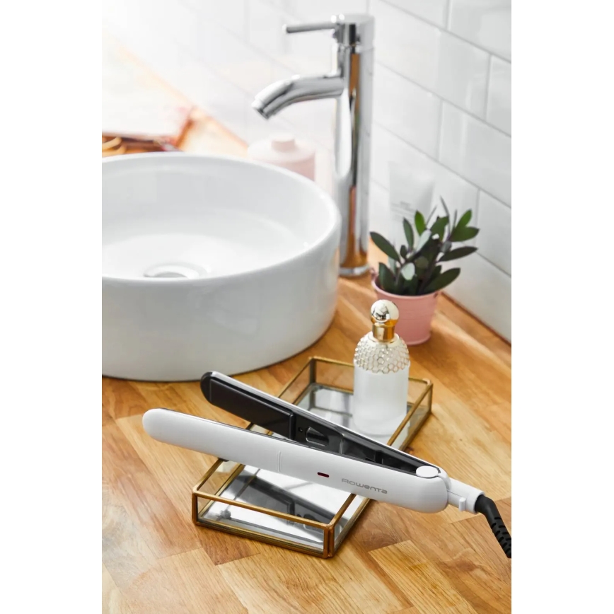 Rowenta - Plancha de pelo OPTILISS blanco