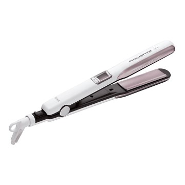 Rowenta - Plancha para el cabello 2 en 1 CUIDADO PREMIUM LISS&CURL