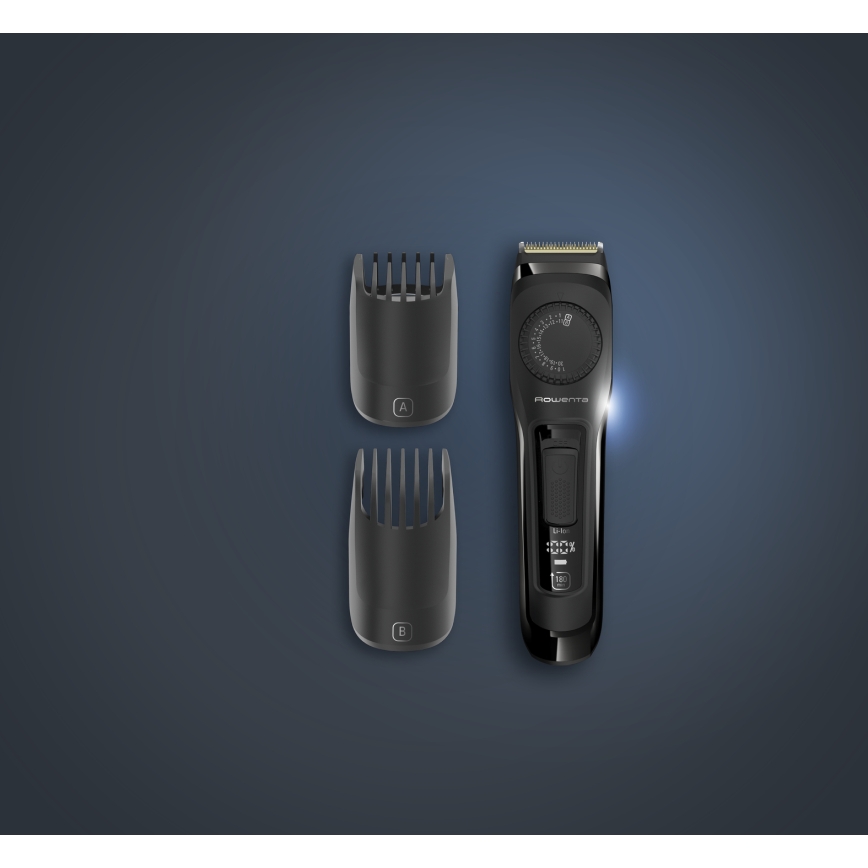 Rowenta - Recortadora de barba VIRTUO BEARD TRIMMER, negra, 1200 mAh