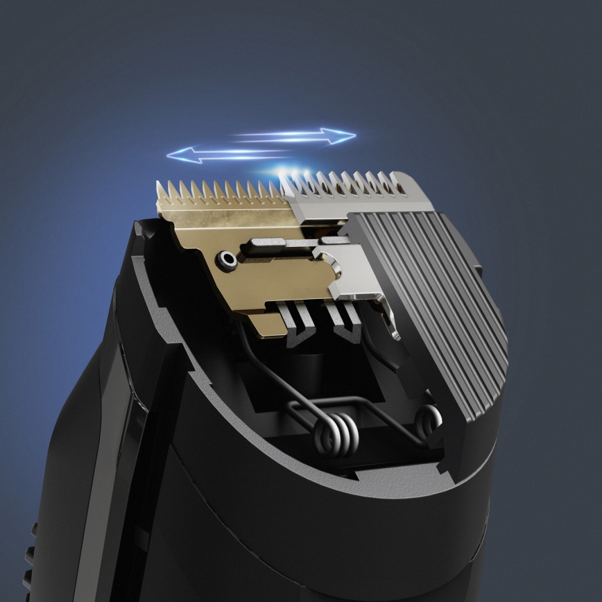 Rowenta - Recortadora de barba VIRTUO BEARD TRIMMER, negra, 1200 mAh