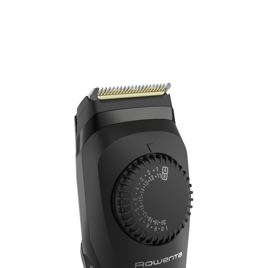 Rowenta - Recortadora de barba VIRTUO BEARD TRIMMER, negra, 1200 mAh