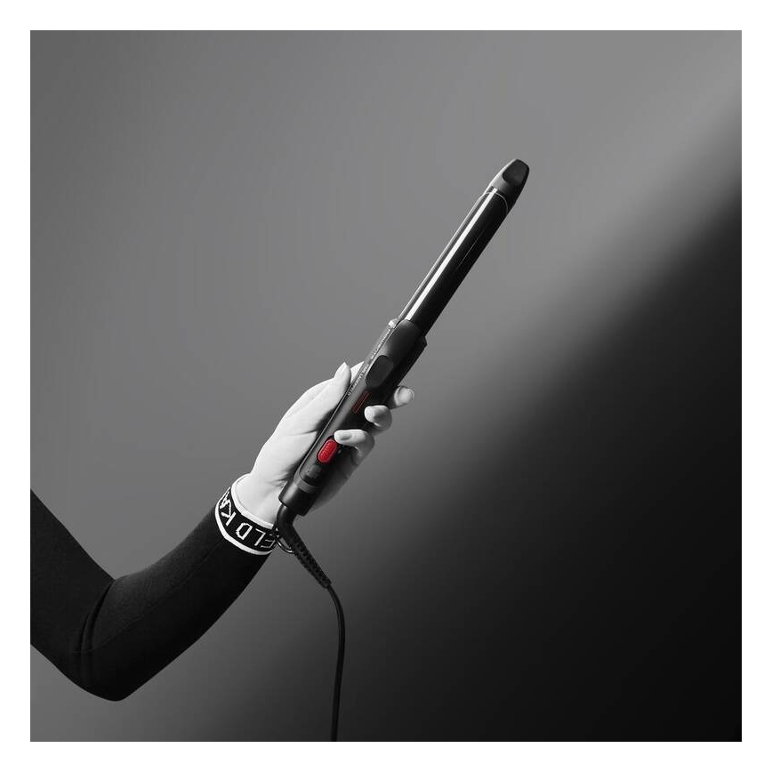 Rowenta - Rizador de pelo KARL LAGERFELD 47W/230V negro
