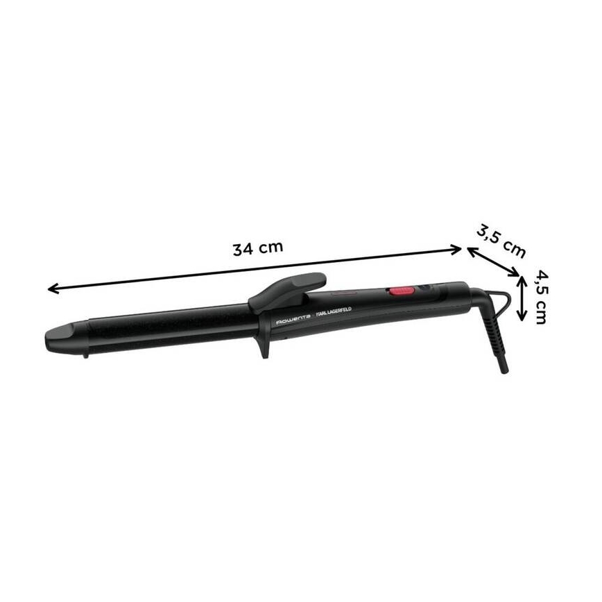 Rowenta - Rizador de pelo KARL LAGERFELD 47W/230V negro
