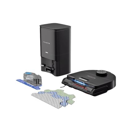 Rowenta - Robot aspirador inteligente con fregona X-PLORER S240+ AI Animal & Allergy Wi-Fi 5200 mAh
