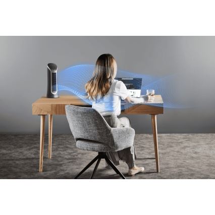 Rowenta - Ventilador de columna EOLE COMPACT 30W/230V negro
