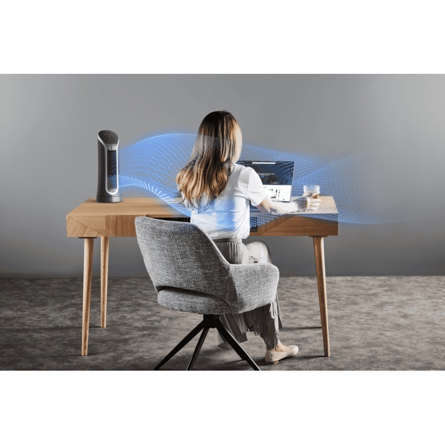 Rowenta - Ventilador de columna EOLE COMPACT 30W/230V negro