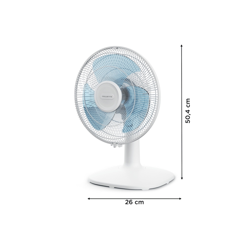 Rowenta - Ventilador de mesa ESSENTIAL 28W/230V diá. 25 cm blanco