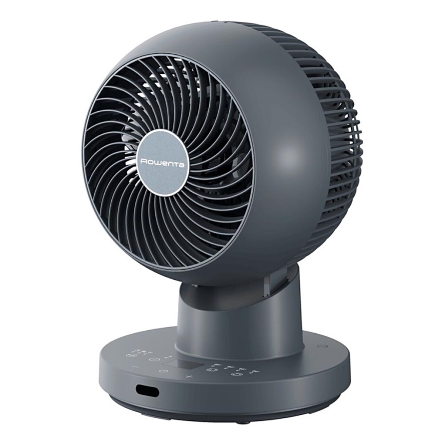 Rowenta - Ventilador de mesa TURBO SWIFT COMPACT 230V azul + control remoto