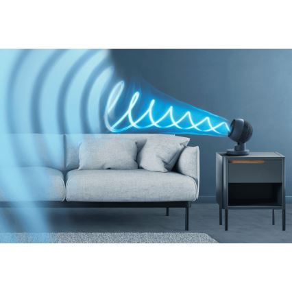Rowenta - Ventilador de mesa TURBO SWIFT COMPACT 230V azul + control remoto