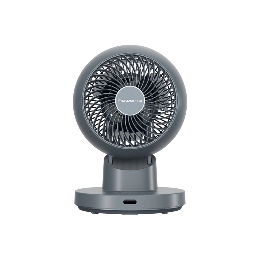Rowenta - Ventilador de mesa TURBO SWIFT COMPACT 230V azul + control remoto