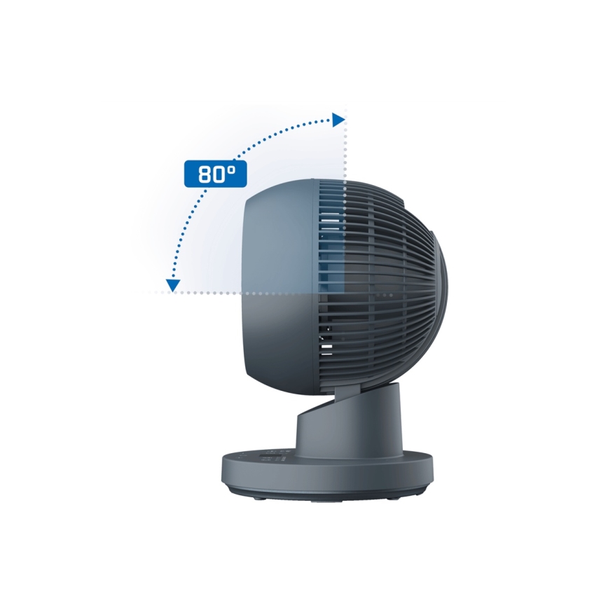 Rowenta - Ventilador de mesa TURBO SWIFT COMPACT 230V azul + control remoto