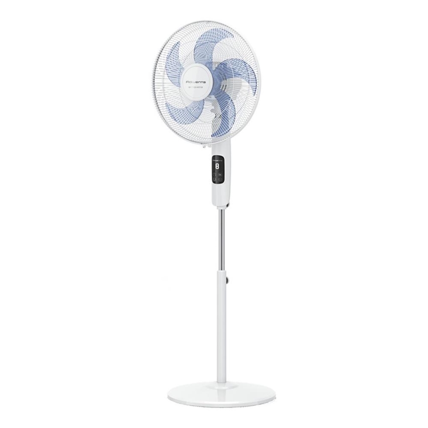 Rowenta - Ventilador de pie TURBO SILENCE 55W/230V 147 cm blanco + mando a distancia