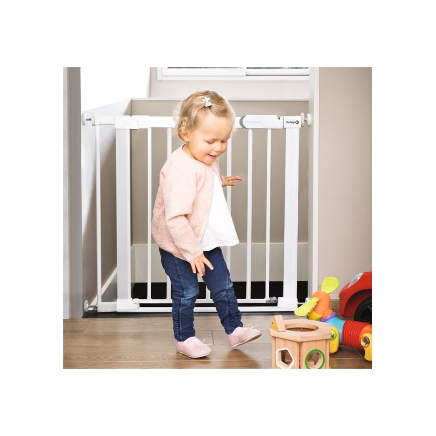 Safety 1st - Barrera de seguridad FLAT STEP blanco