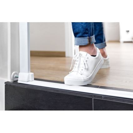 Safety 1st - Barrera de seguridad FLAT STEP blanco