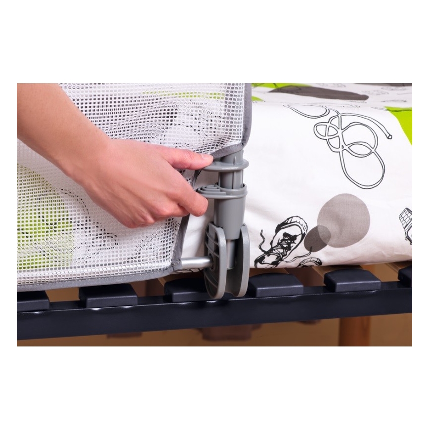 Safety 1st - Barrera de seguridad para cama STANDARD gris