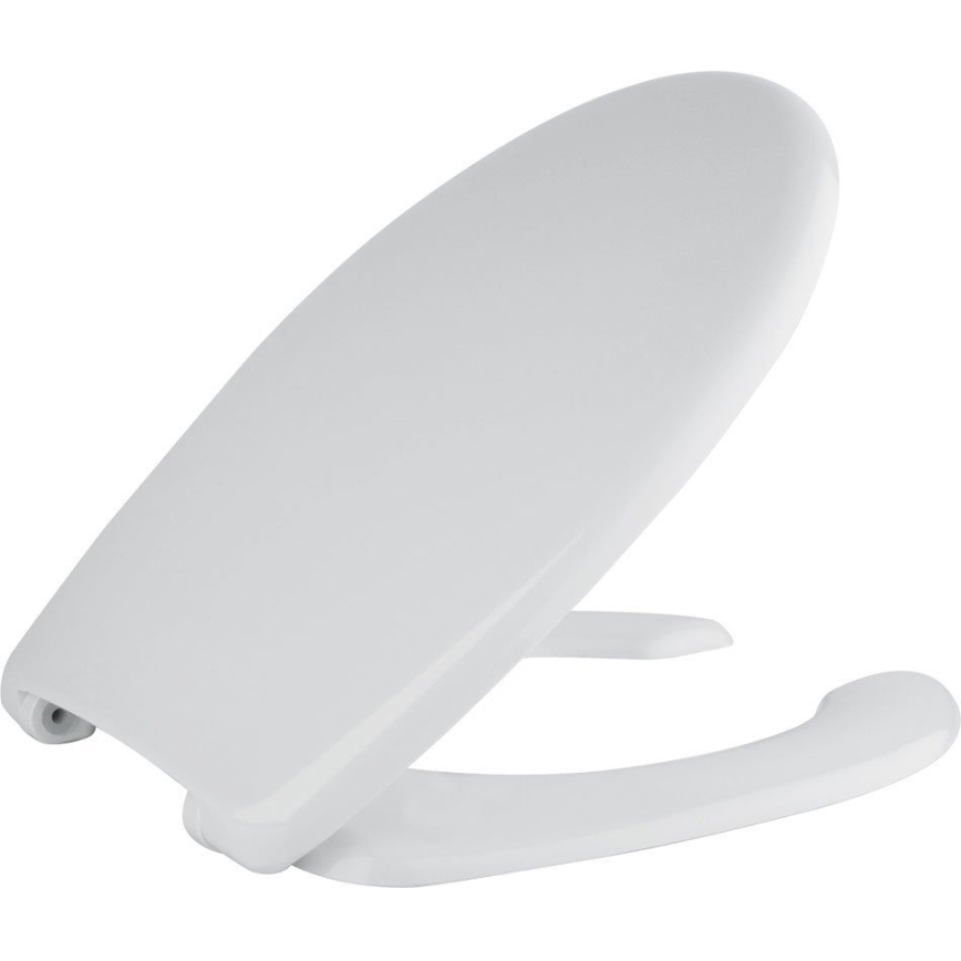 Sapho - Asiento de inodoro para personas con discapacidad blanco/duroplástico