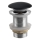 Sapho - Desagüe para lavabo Click-Clack BLOK, diámetro 6,7 cm, marquina/negro mate
