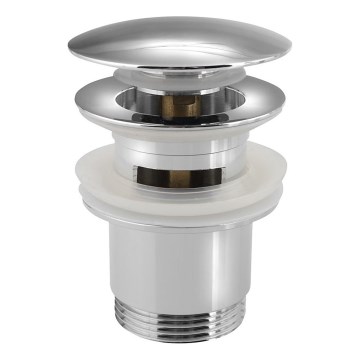 Sapho - Desagüe para lavabo, diámetro 6,7 cm, cromo brillante