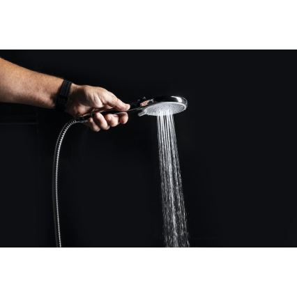 Sapho - Ducha de mano con modo de enjuague cromo brillante