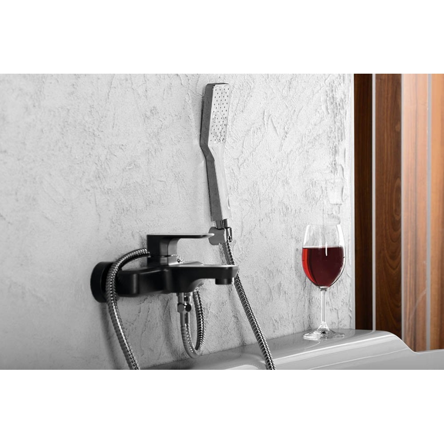 Sapho - Ducha de mano con sistema autolimpiante, cromo brillante