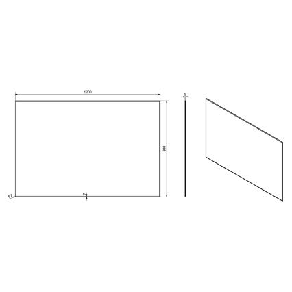 Sapho - Espejo ACCORD 120x80 cm