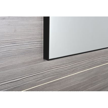 Sapho - Espejo con marco AROWANA 50x80 negro mate