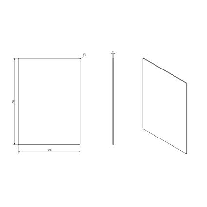 Sapho - Espejo PLAIN 50x70 cm