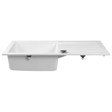 Sapho - Fregadero de cocina 78x44 cm granito/blanco