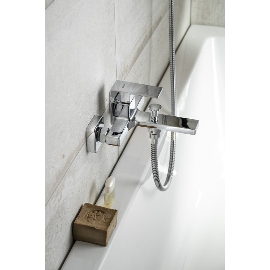Sapho - Grifo de bañera CUBEMIX cromo brillante