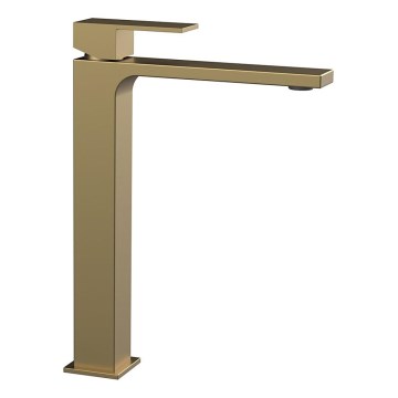 Sapho - Grifo de lavabo CUBEMIX 27,8 cm oro mate
