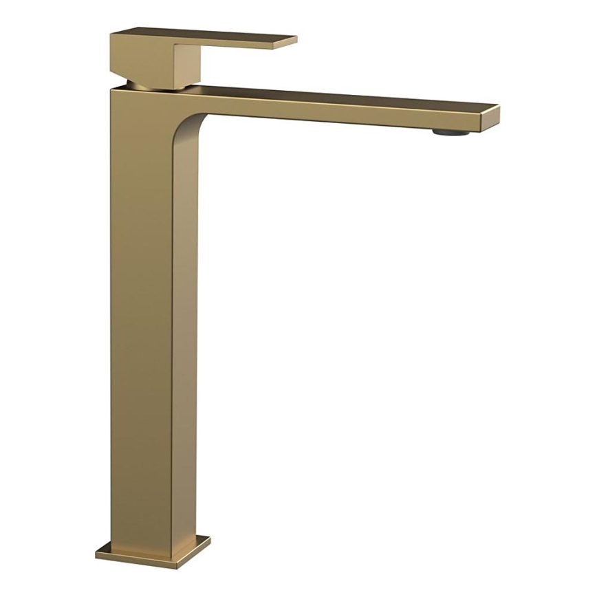 Sapho - Grifo de lavabo CUBEMIX 27,8 cm oro mate