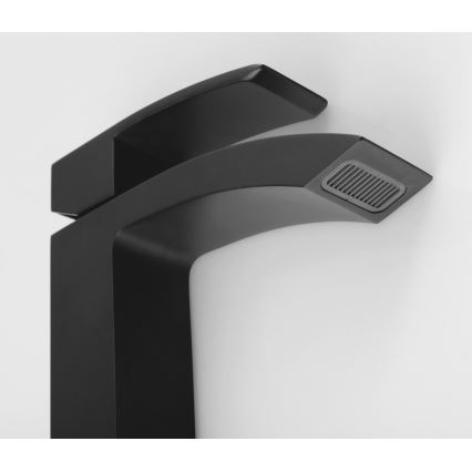 Sapho - Grifo de lavabo GINKO 15,6 cm, negro mate