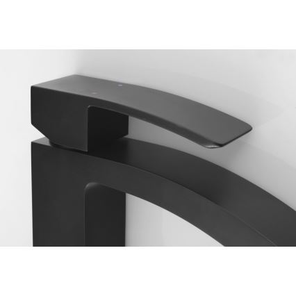 Sapho - Grifo de lavabo GINKO 15,6 cm, negro mate