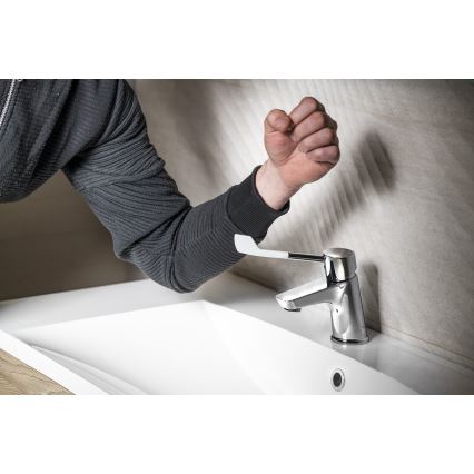 Sapho - Grifo de lavabo LEA 15,4 cm cromado brillante