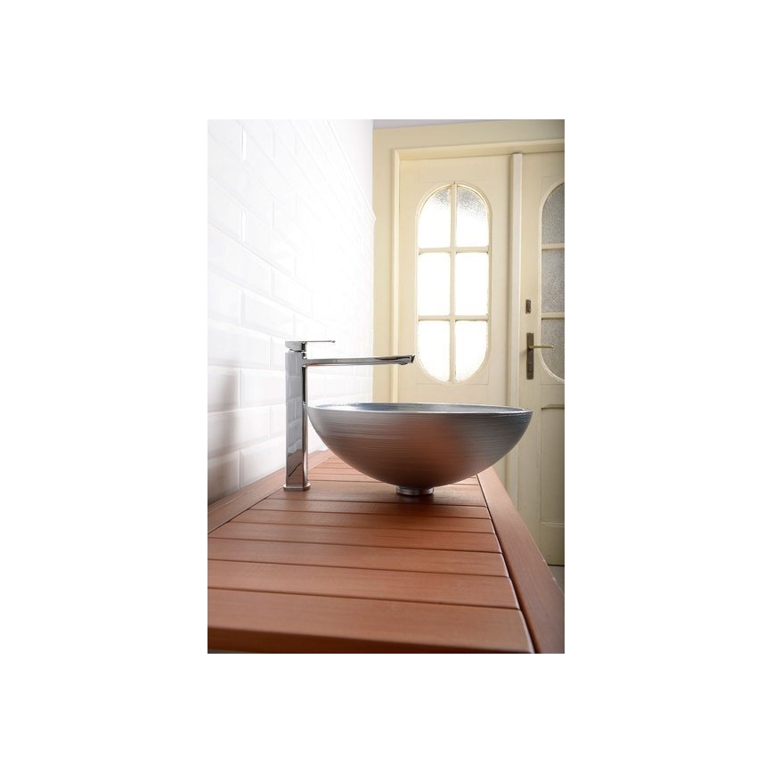 Sapho - Grifo de lavabo MIXONA, 29,8 cm, cromo brillante