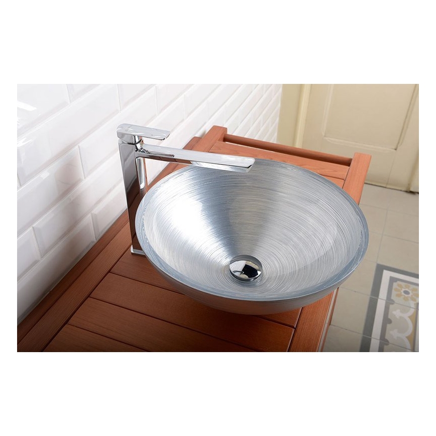 Sapho - Grifo de lavabo MIXONA, 29,8 cm, cromo brillante