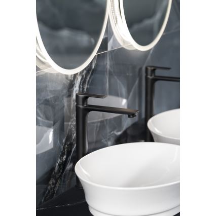 Sapho - Grifo de lavabo PAX 31,5 cm mate negro