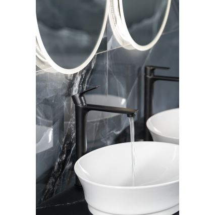 Sapho - Grifo de lavabo PAX 31,5 cm mate negro