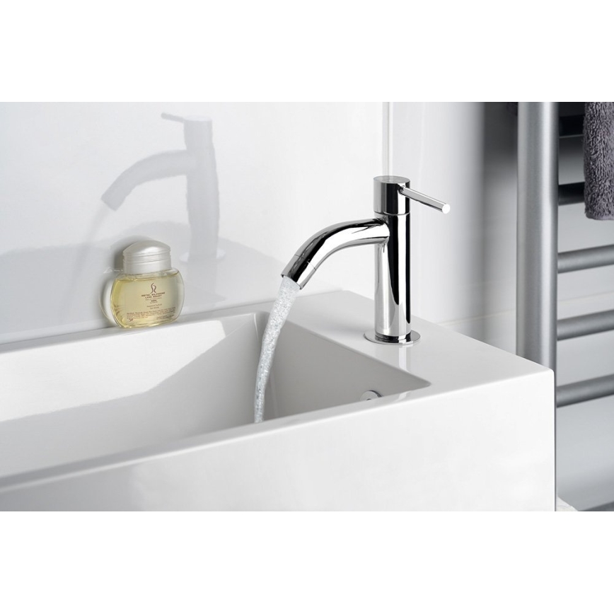 Sapho - Grifo de lavabo SMALL 14,5 cm cromado brillante